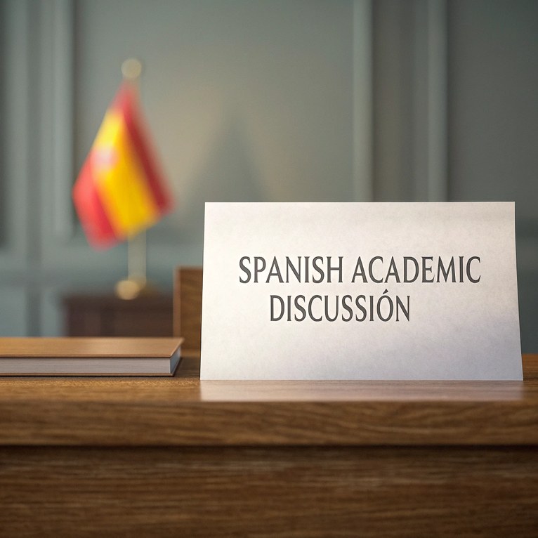Spanish Academic Discussion Transcript