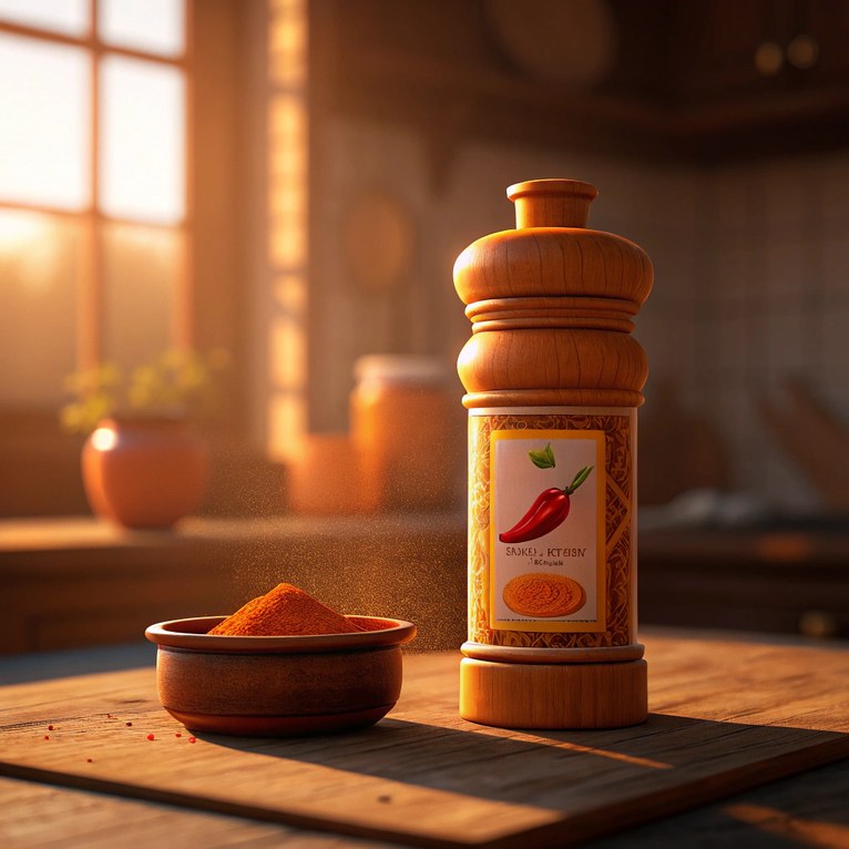 Warm Product Label Design