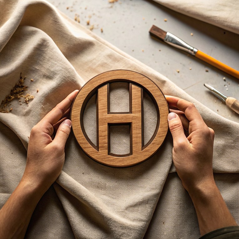 Artistic Handcrafted Logo